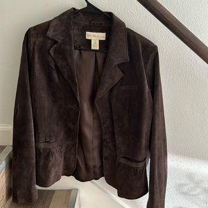 Genuine leather blazer jacket Parisian